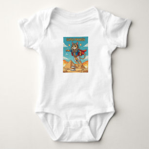 Pharoah Cat Bastet Egypt Goddess Heronen Sekhment Baby Bodysuit
