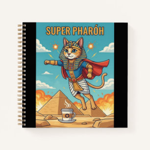 Pharoah Cat Bastet Egypt Goddess Heronen Sekhment Notebook