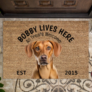 Pharoah Hound Personalised Pet Doormat