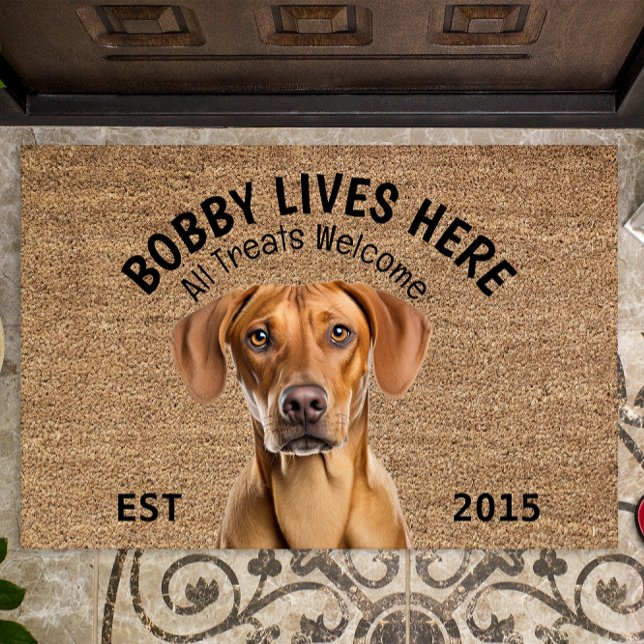 Pharoah Hound Personalised Pet Doormat (Creator Uploaded)