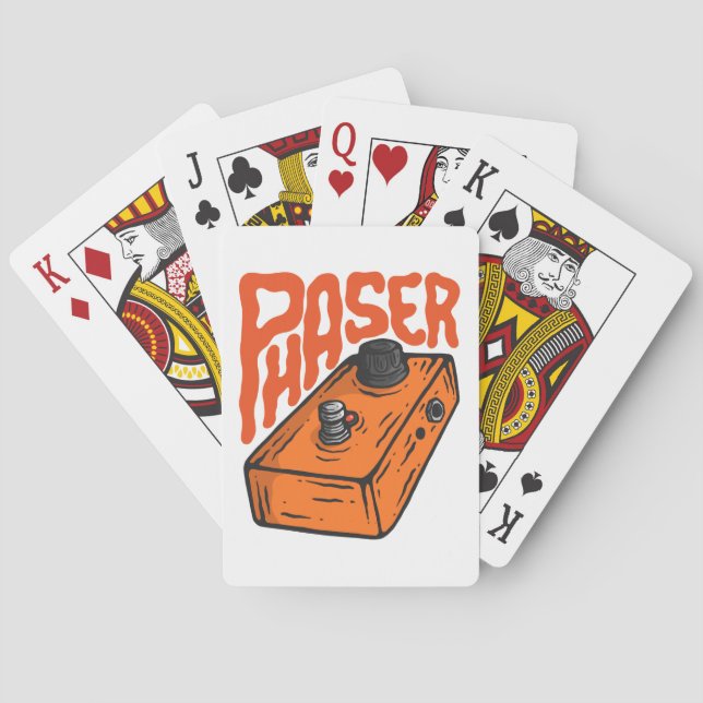 Phaser Pedal Playing Cards (Back)