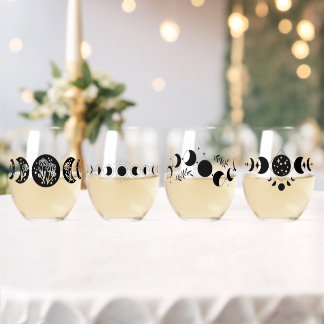 Phases & Fizz Stemless Wine Glass
