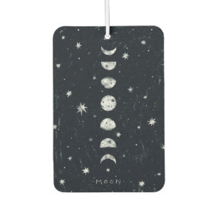 Phases of the moon car air freshener