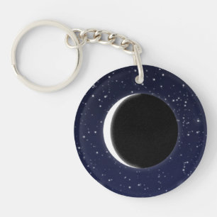 Phases of the Moon Key Ring