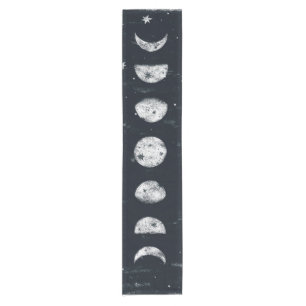 Phases of the moon Table Runner