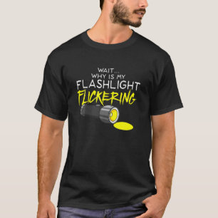 Phasmophobia Flickering Flashlight - Ghost Hunting T-Shirt