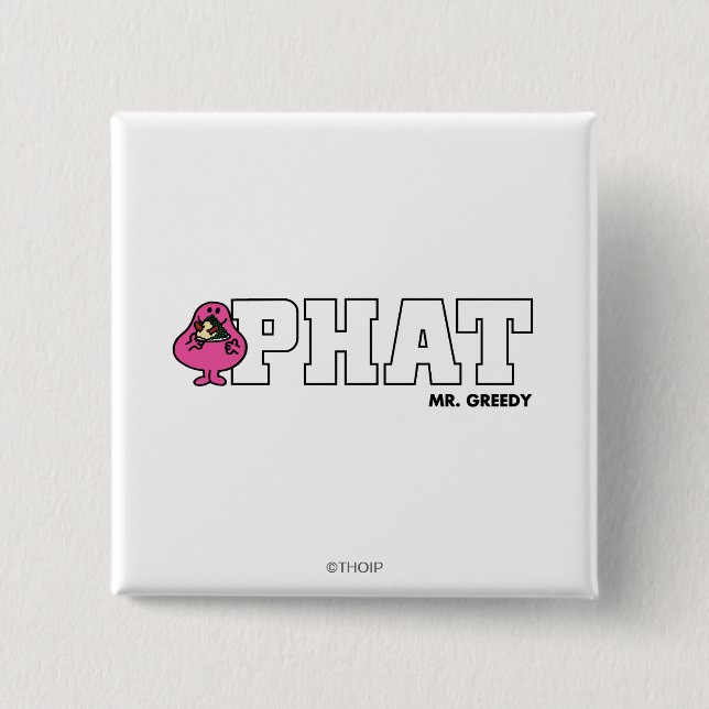 PHAT 15 CM SQUARE BADGE (Front)