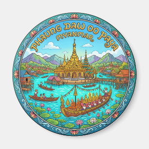 Phaung Daw Oo Paya Myanmar Magnet