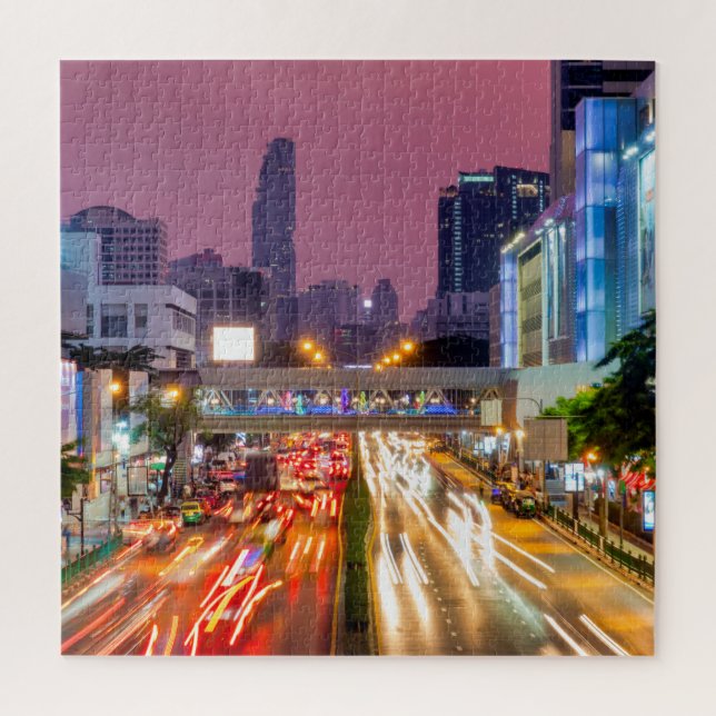 Phaya Thai Road Jigsaw Puzzle (Vertical)