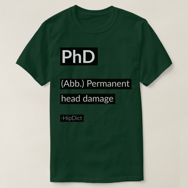 PhD 14 T-Shirt (Design Front)