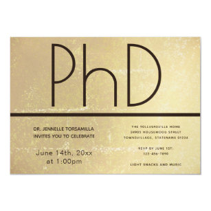 Phd Graduation Invitations Zazzle Co Nz