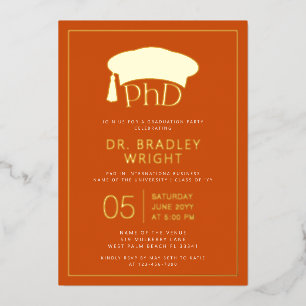 Phd Doctorate Hat Doctoral Degree Graduation