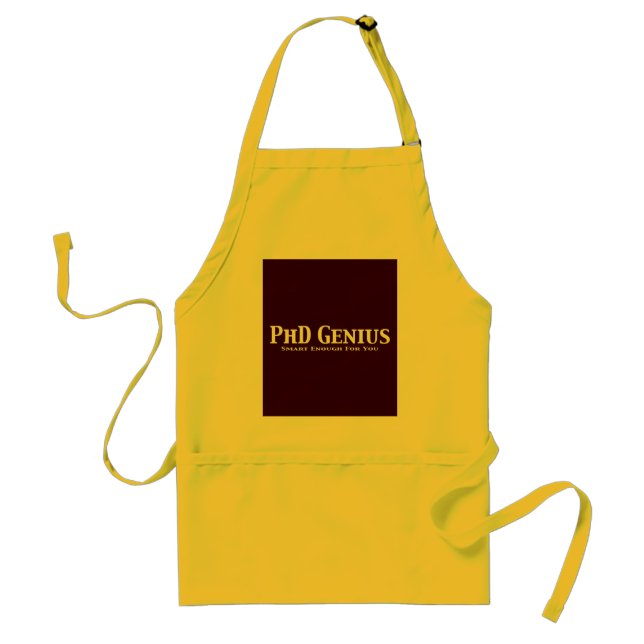 PhD Genius Gifts Standard Apron (Front)
