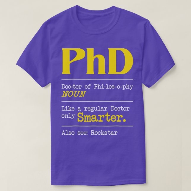 PhD Graduate Ph  T-Shirt (Design Front)