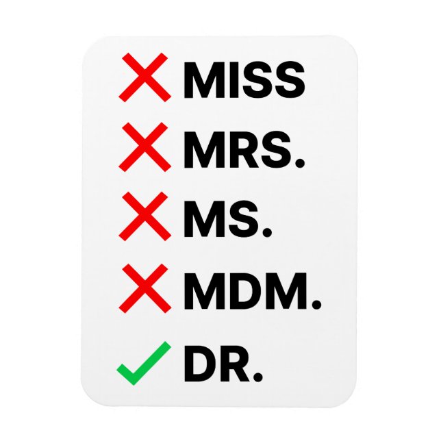 PhD Graduation Flexible Magnet (Vertical)