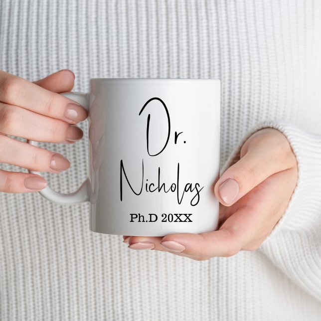 PhD Graduation Gift Doctorate Degree Graduate Mug (Creator Uploaded)