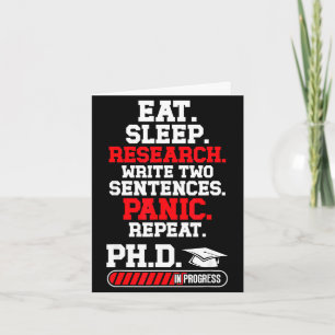 Phd in progress phd graduation phd degree doctor card