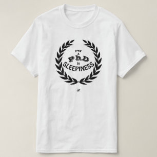 PhD in Sleepiness Funny Academic Humour T-Shirt