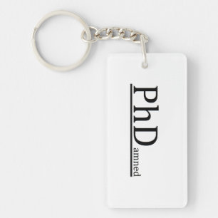 PhD Keyed Key Ring