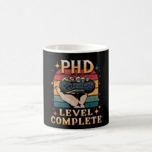 PhD Level Complete Graduation Doctorate Gaming Coffee Mug