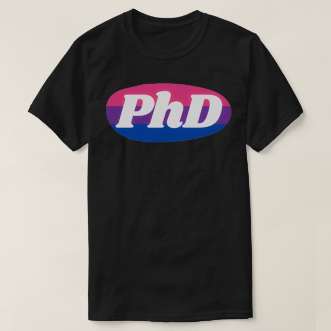 phd oval flag T-Shirt (Design Front)