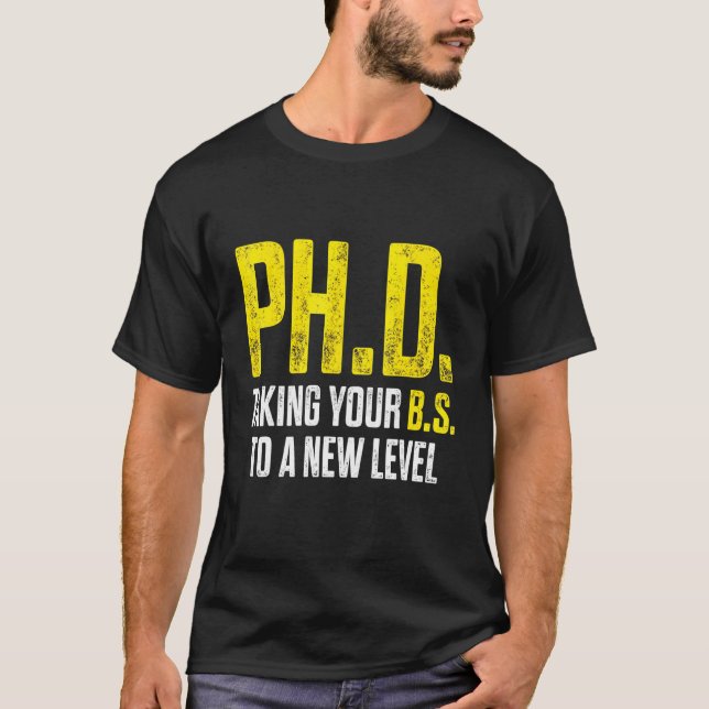 PhD Student Dissertation Doctorate Graduation 9 T-Shirt (Front)