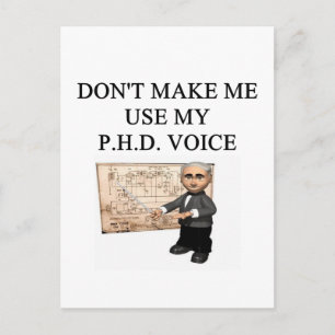 PHD voice Postcard
