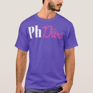 PhDiva loading for female PhD students graduates 2 T-Shirt