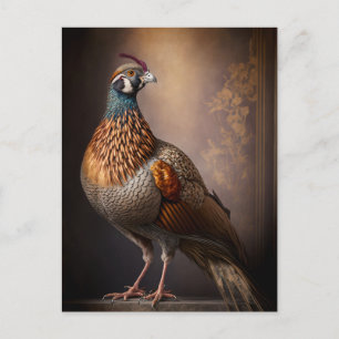 Pheasant Bird Postcard