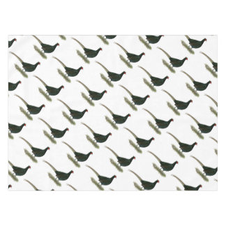 Pheasant Black Rooster Tablecloth