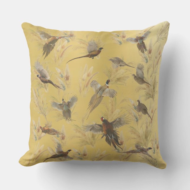Pheasant  cushion (Front)
