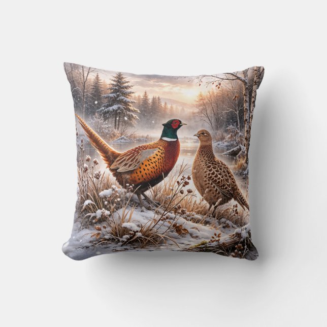 Pheasant  cushion (Front)