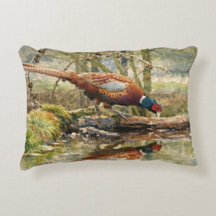 Pheasant  decorative cushion