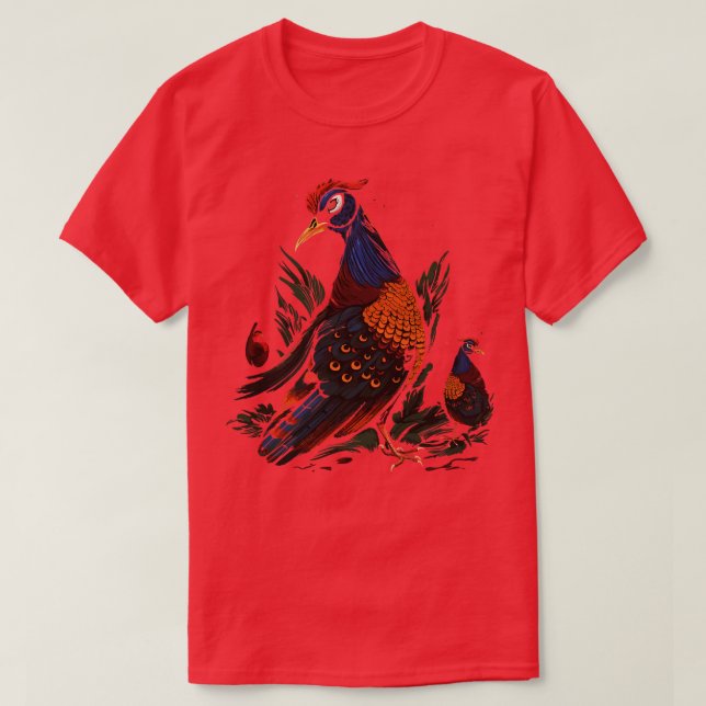Pheasant Fathers Day T-Shirt (Design Front)