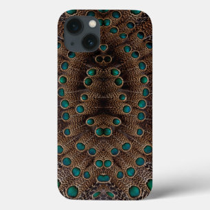 Pheasant Feather Fractal Design iPhone 13 Case