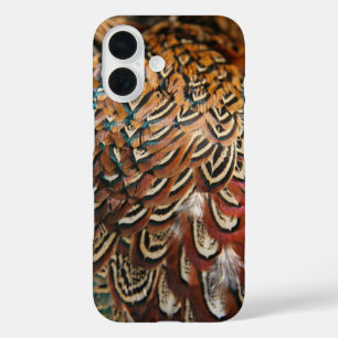 Pheasant feathers iPhone 16 case