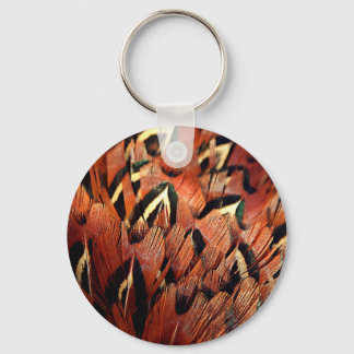 Pheasant Feathers Key Ring