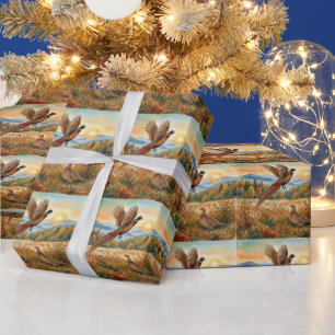 Pheasant Forever . Watercolor art Wrapping Paper