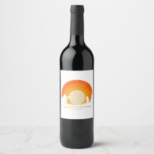 Pheasant Hunter Lucky Charm as Pheasant Hunting Ve Wine Label