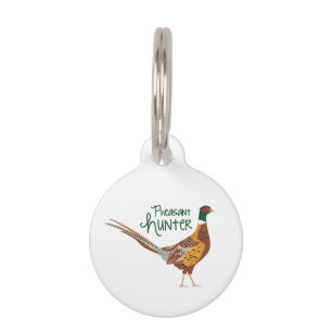 Pheasant Hunter Pet Tag