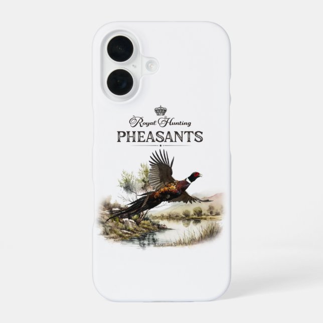 Pheasant  iPhone 16 case (Back)