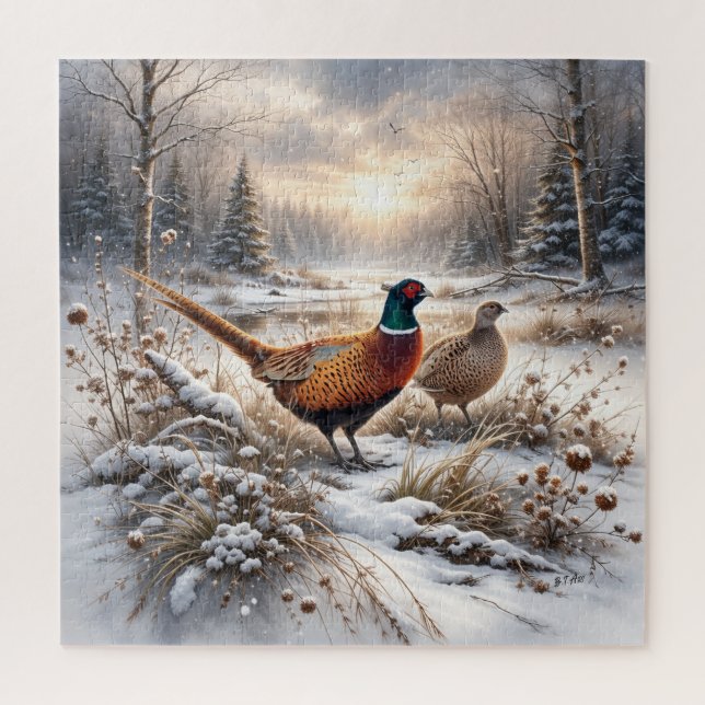 Pheasant  jigsaw puzzle (Vertical)