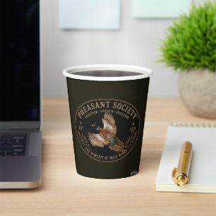 Pheasant paper cups
