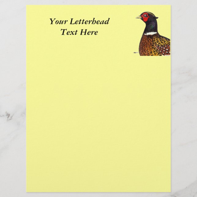 Pheasant:  Ringneck Head (Front)