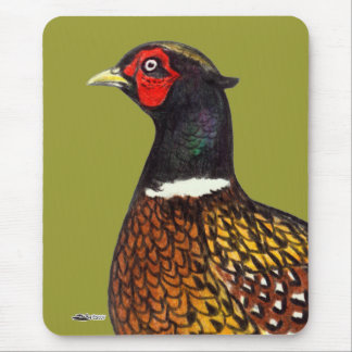 Pheasant: Ringneck Head Mouse Pad