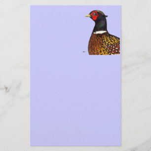 Pheasant: Ringneck Head Stationery