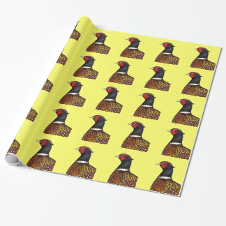 Pheasant: Ringneck Head Wrapping Paper