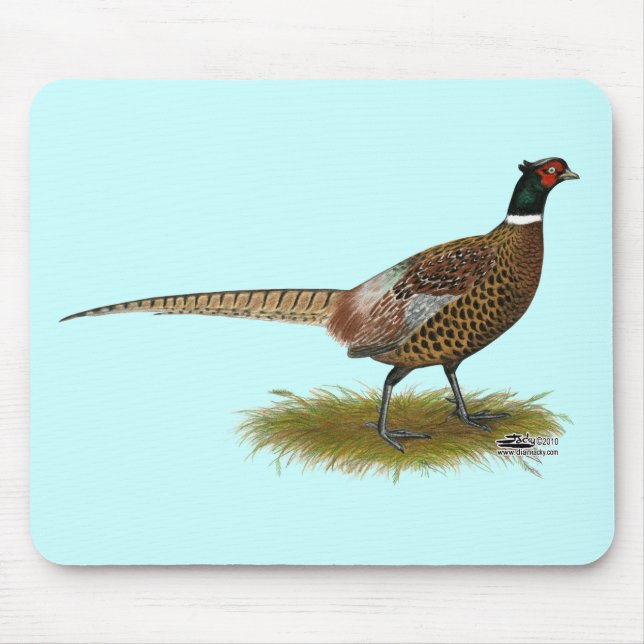 Pheasant Rooster Mouse Pad (Front)