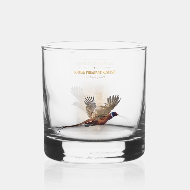 Pheasant, Royal Hunting Whiskey Glass (Front)