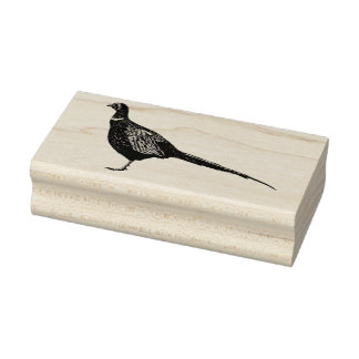Pheasant Rubber Stamp